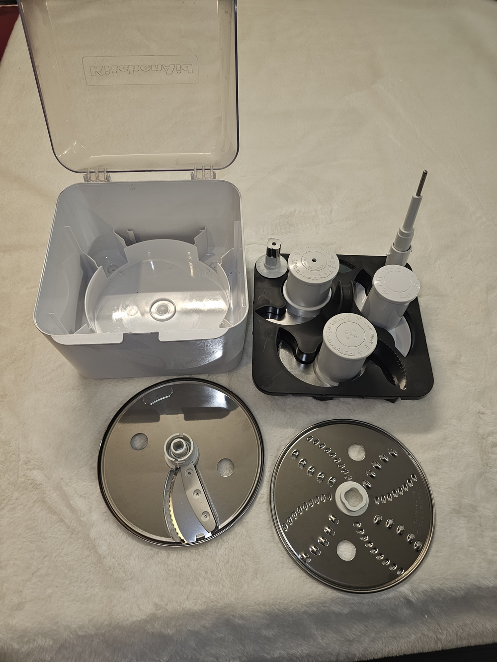 KitchenAid 14 Cup Food Processor Blades And Disc Attachment Set W case KFP1356